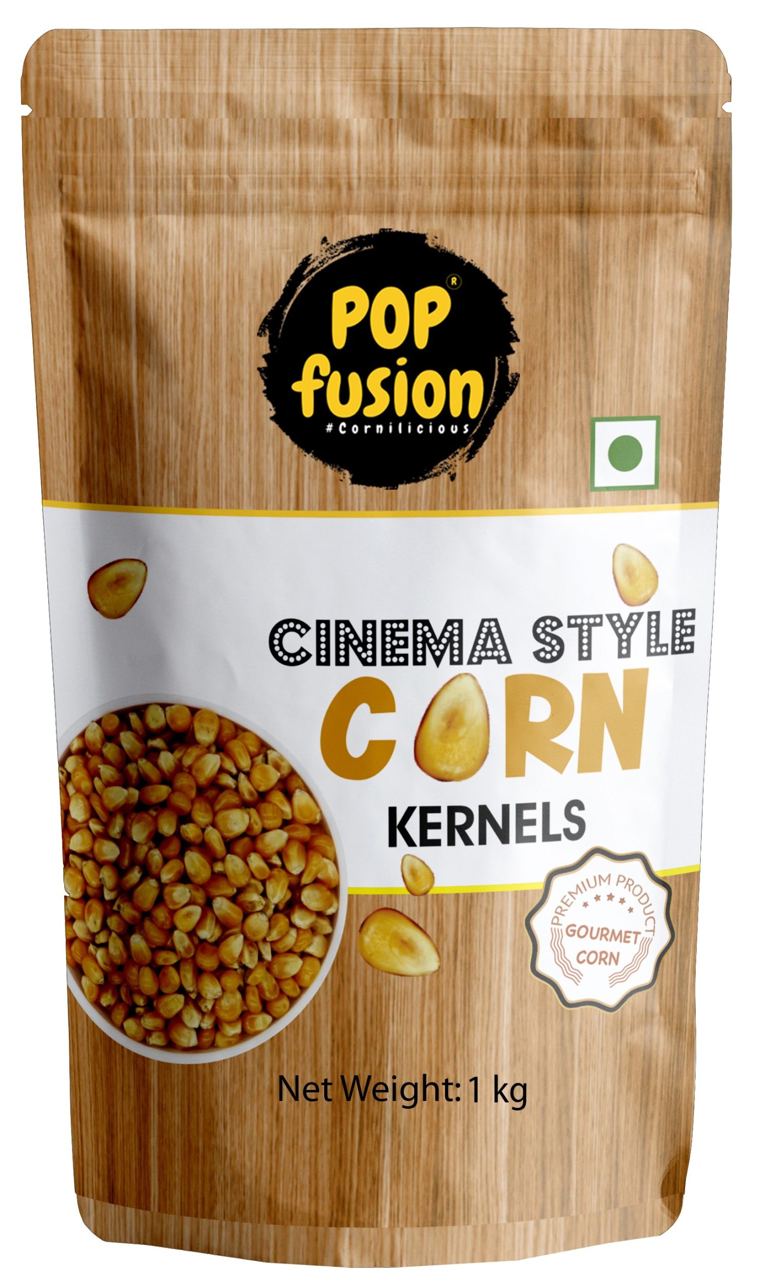 Corn Kernels, Makka, Popcorn Seeds (Jumbo Size)  1 Kg