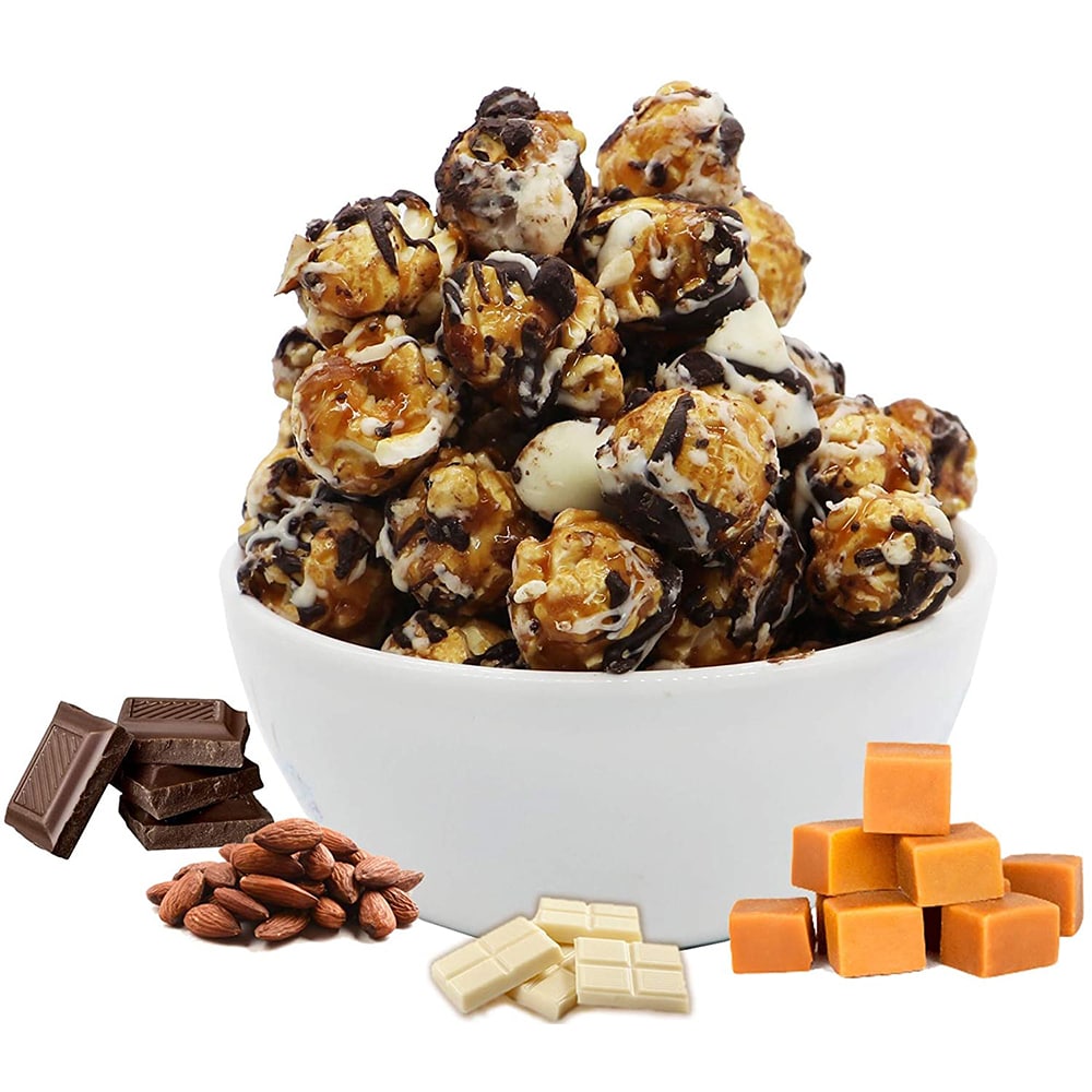 Pack of 2, Nutty Double Chocolate Caramel Popcorn-280g